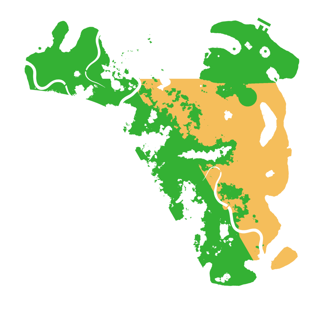 Biome Rust Map: Procedural Map, Size: 4500, Seed: 924443944