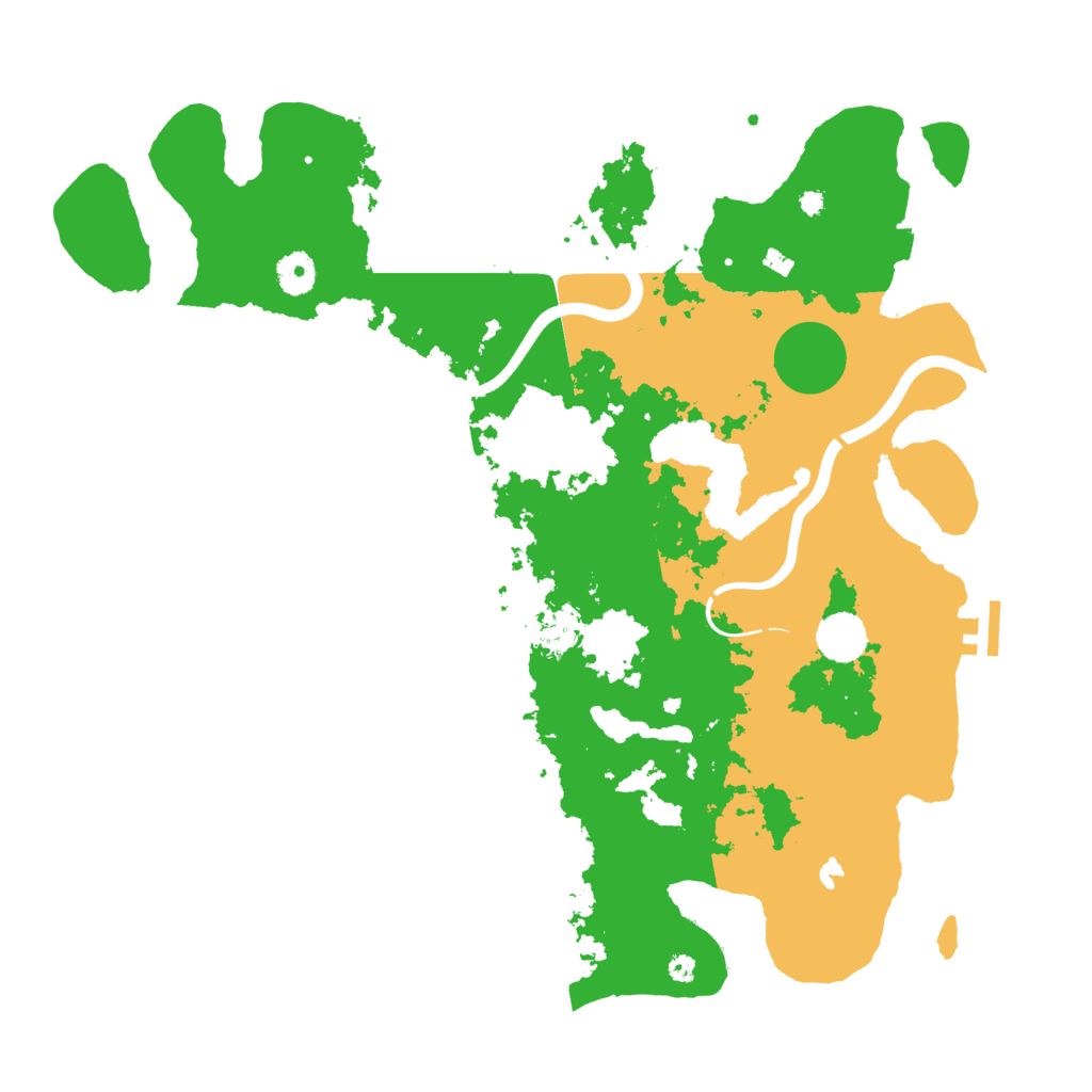 Biome Rust Map: Procedural Map, Size: 4000, Seed: 505820