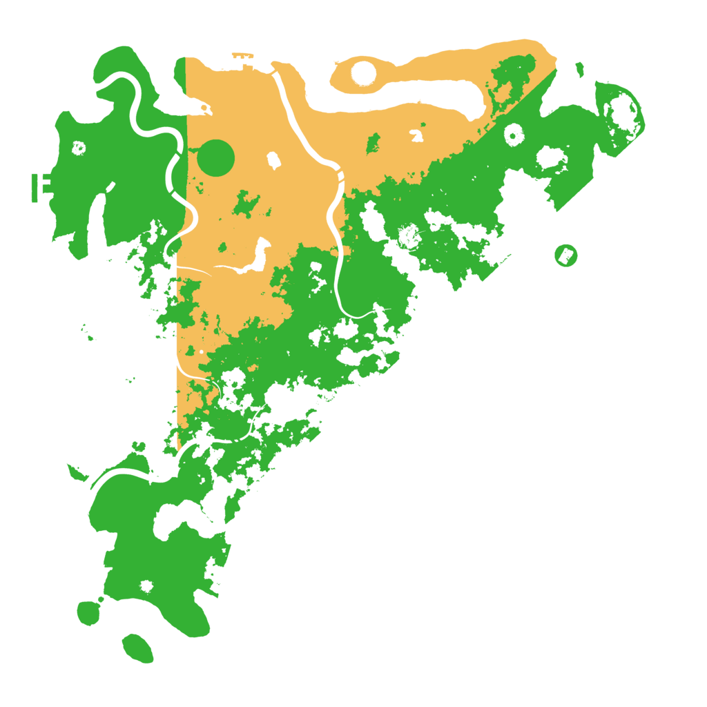 Biome Rust Map: Procedural Map, Size: 5000, Seed: 60222