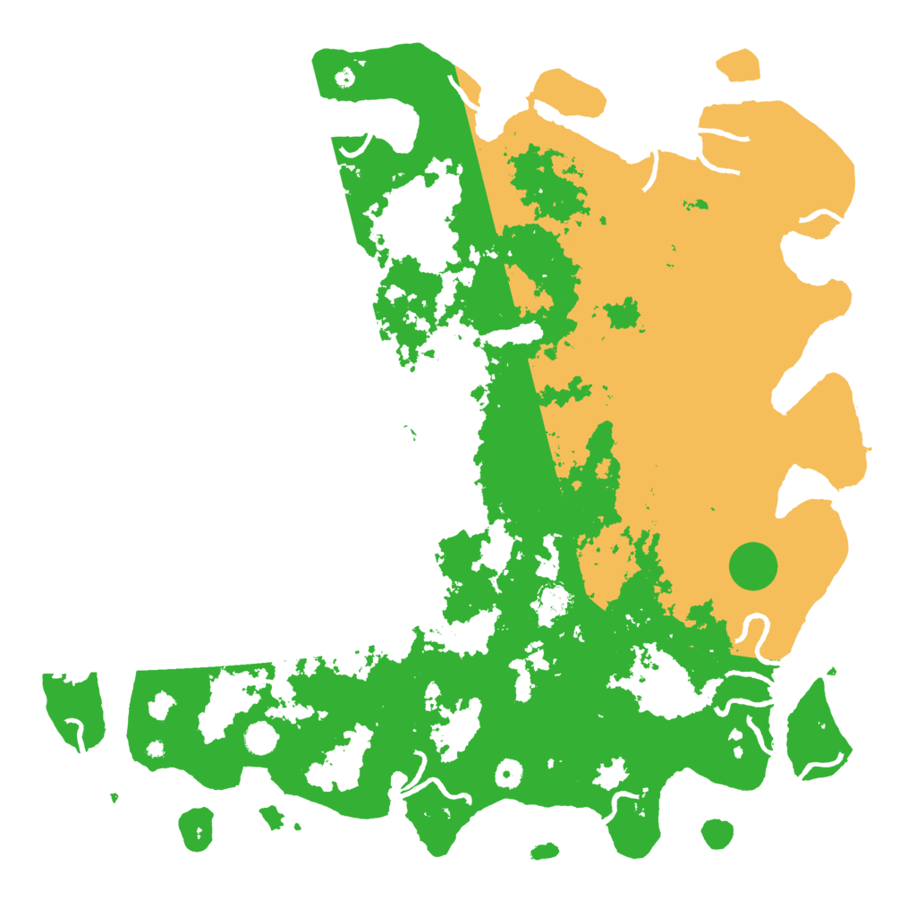 Biome Rust Map: Procedural Map, Size: 5000, Seed: 6019224