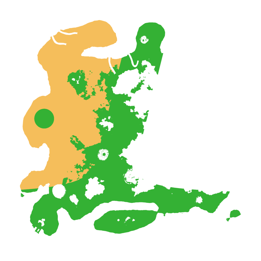 Biome Rust Map: Procedural Map, Size: 3500, Seed: 576