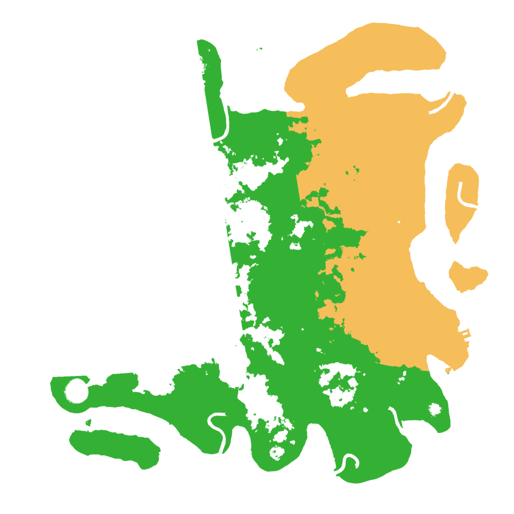 Biome Rust Map: Procedural Map, Size: 3850, Seed: 593066346