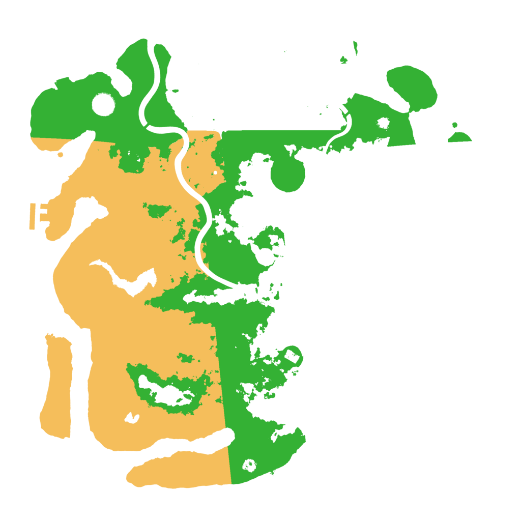Biome Rust Map: Procedural Map, Size: 4000, Seed: 254125444