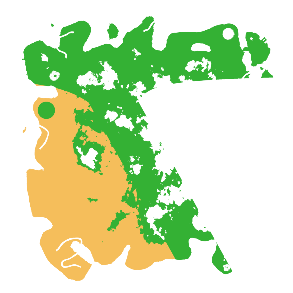 Biome Rust Map: Procedural Map, Size: 4500, Seed: 586