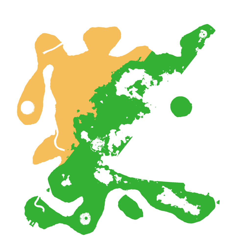 Biome Rust Map: Procedural Map, Size: 3250, Seed: 31543193