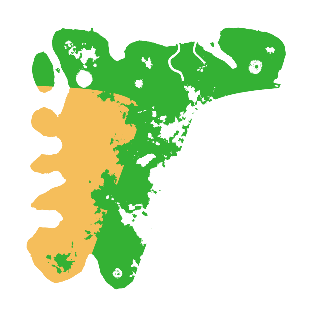 Biome Rust Map: Procedural Map, Size: 3500, Seed: 891677623