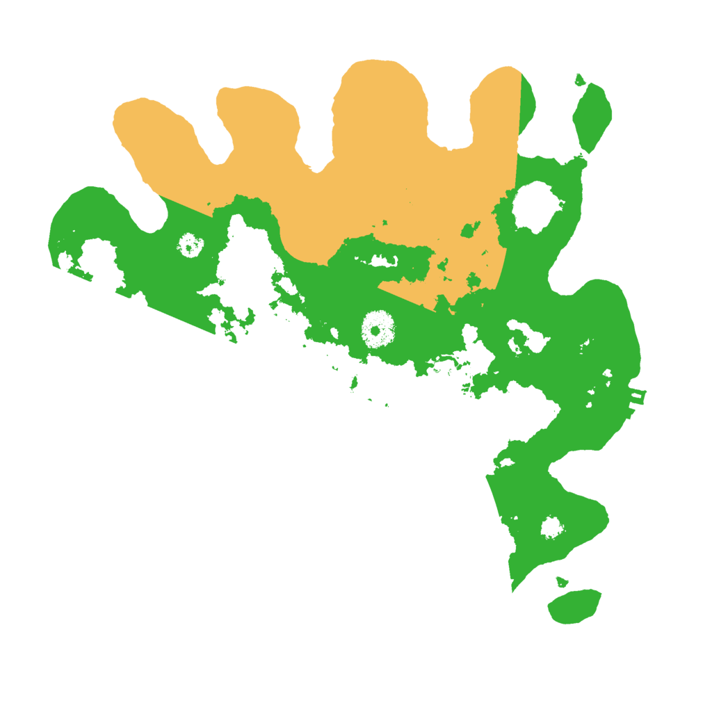 Biome Rust Map: Procedural Map, Size: 3000, Seed: 227564