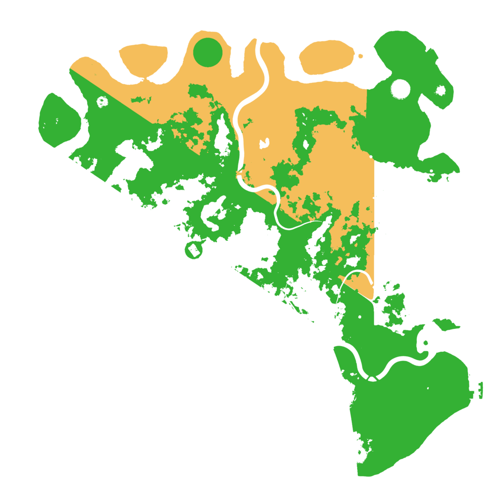 Biome Rust Map: Procedural Map, Size: 4500, Seed: 436095701