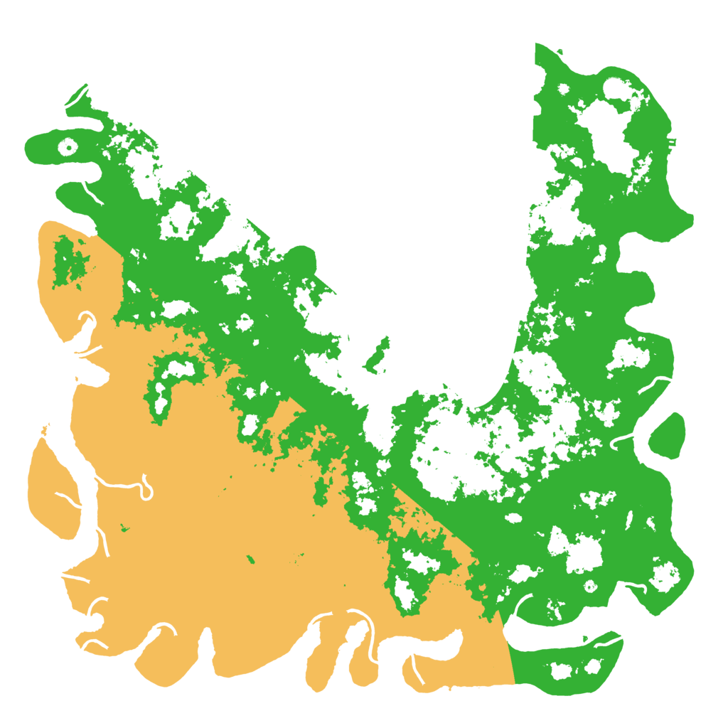 Biome Rust Map: Procedural Map, Size: 6000, Seed: 263