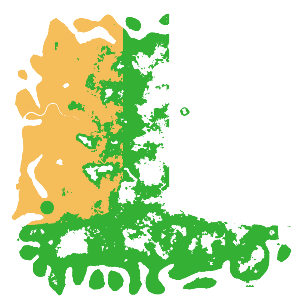Biome Rust Map: Procedural Map, Size: 6000, Seed: 8456