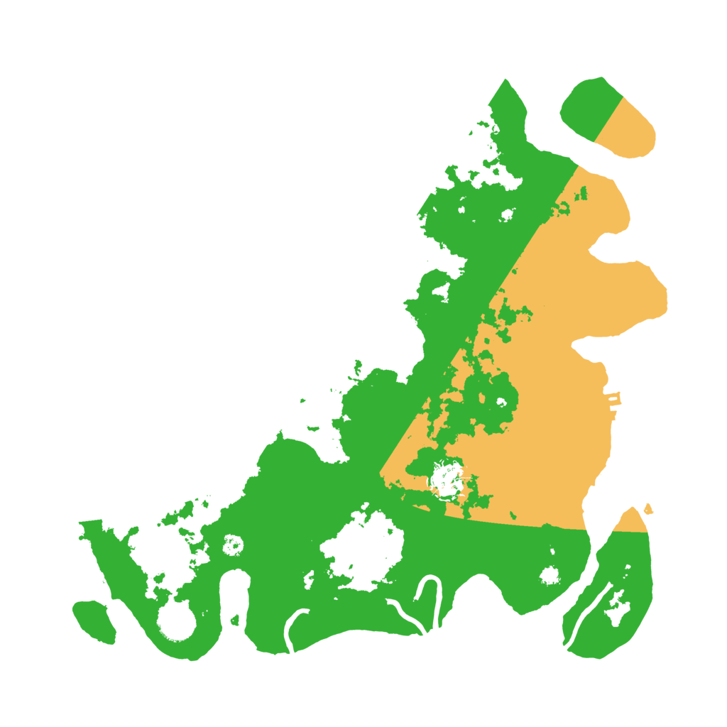 Biome Rust Map: Procedural Map, Size: 3500, Seed: 77413006