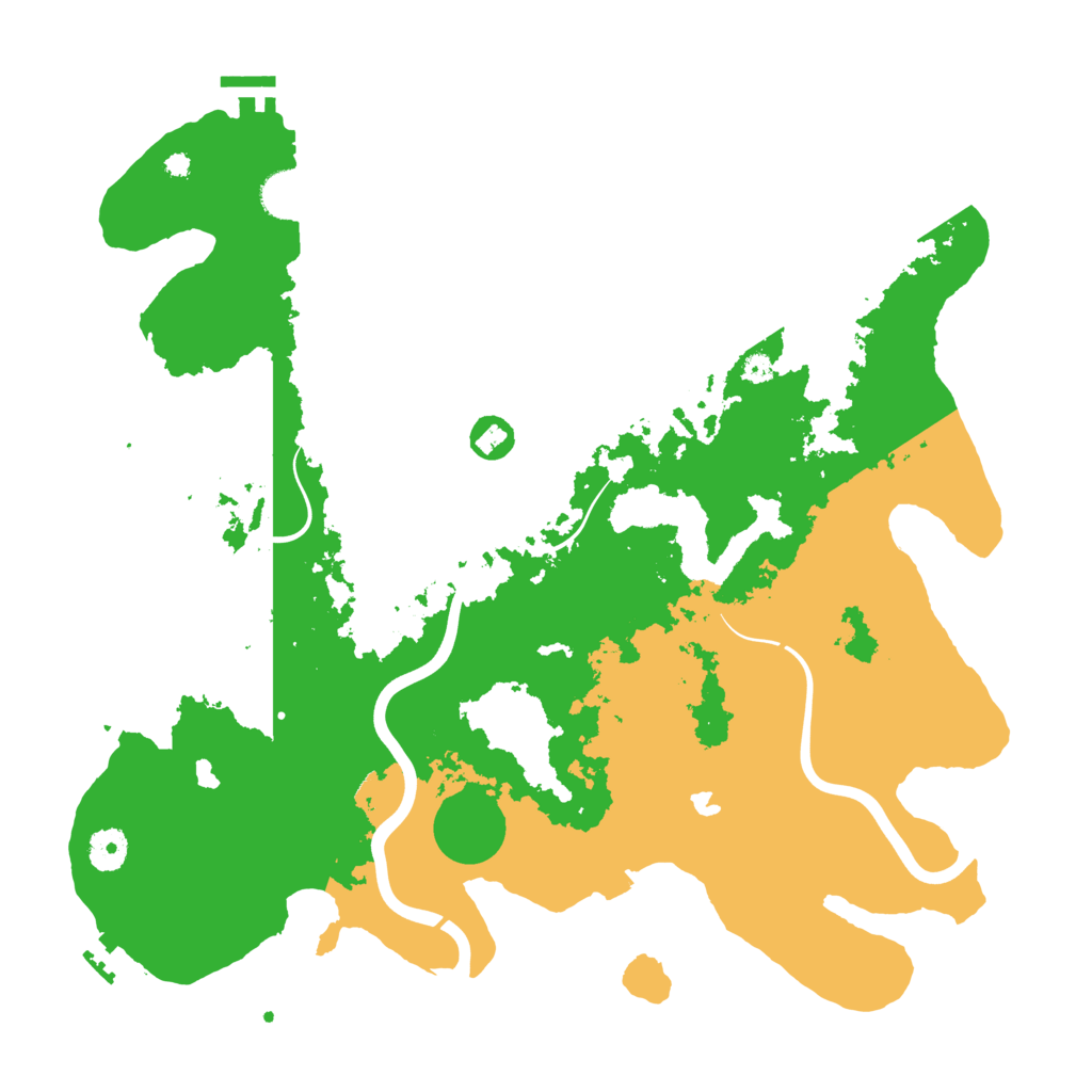Biome Rust Map: Procedural Map, Size: 4000, Seed: 64646464