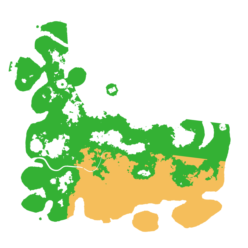 Biome Rust Map: Procedural Map, Size: 3700, Seed: 752413