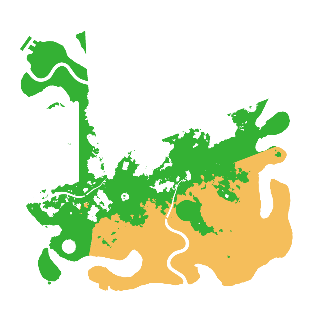 Biome Rust Map: Procedural Map, Size: 3950, Seed: 276894586