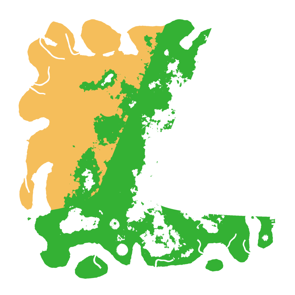 Biome Rust Map: Procedural Map, Size: 4500, Seed: 70553994