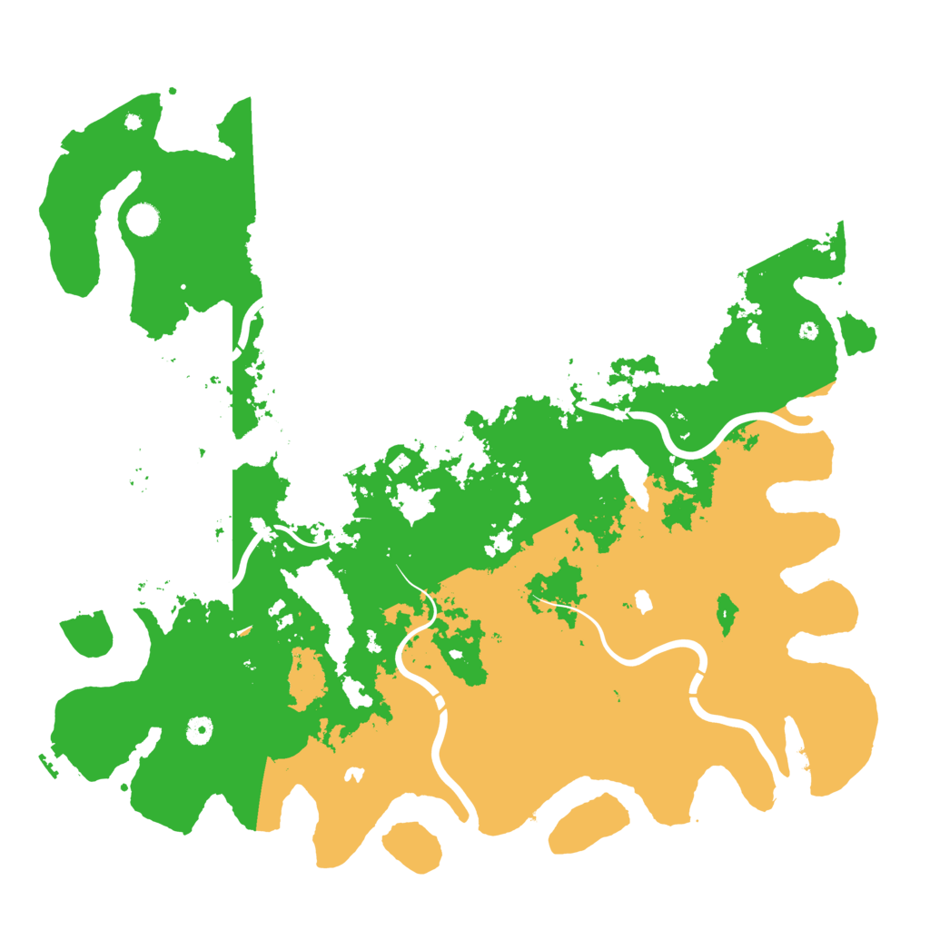 Biome Rust Map: Procedural Map, Size: 5000, Seed: 523697