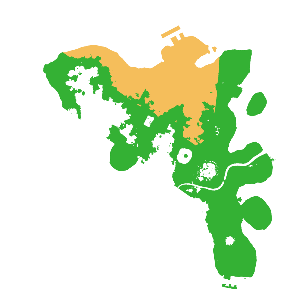 Biome Rust Map: Procedural Map, Size: 3000, Seed: 641325