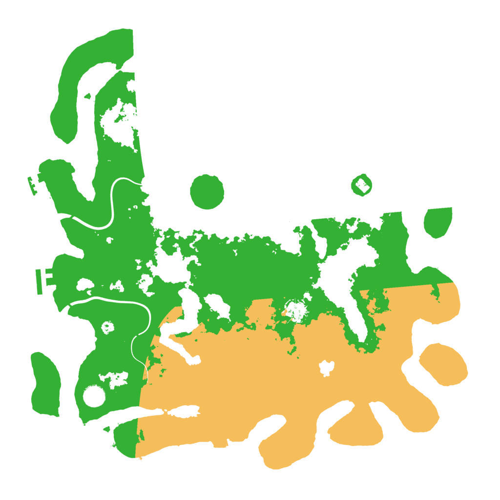 Biome Rust Map: Procedural Map, Size: 4000, Seed: 49673