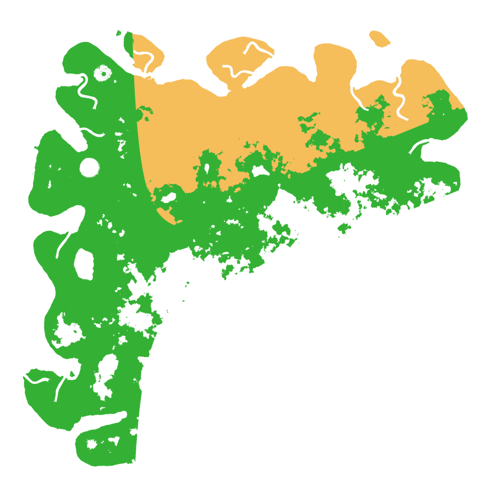 Biome Rust Map: Procedural Map, Size: 4500, Seed: 129272282