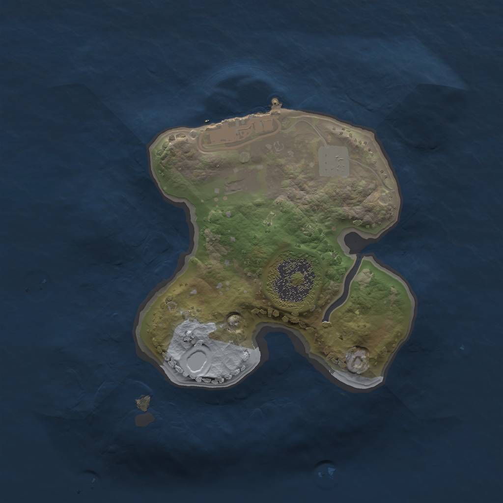Rust Map: Procedural Map, Size: 1700, Seed: 1285, 6 Monuments
