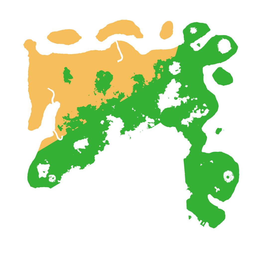 Biome Rust Map: Procedural Map, Size: 3500, Seed: 4566