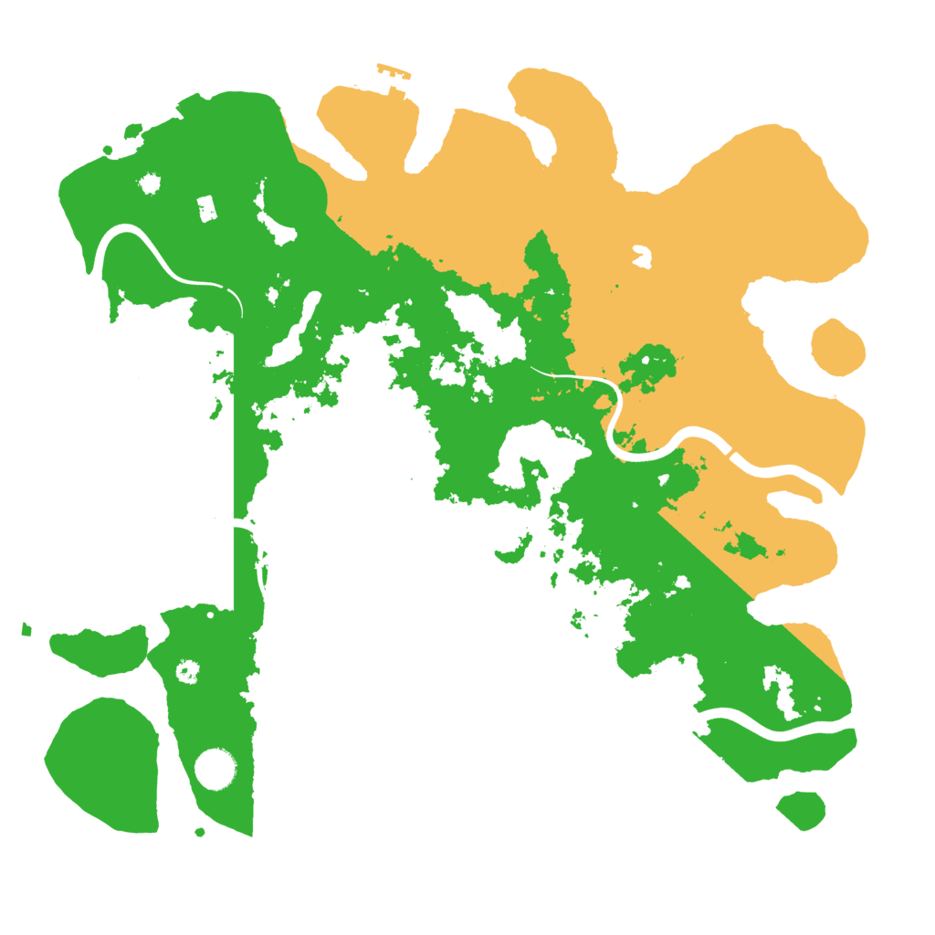 Biome Rust Map: Procedural Map, Size: 4000, Seed: 40007795