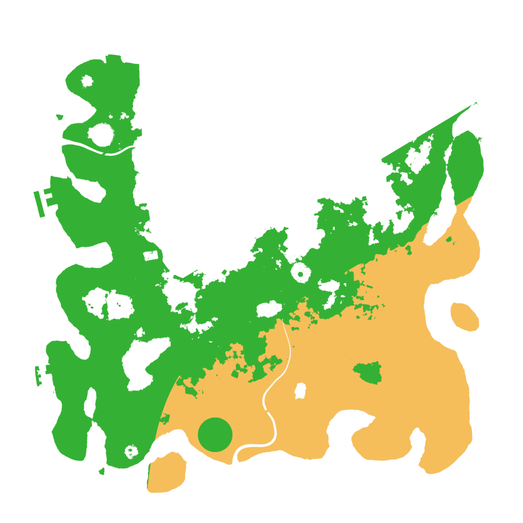 Biome Rust Map: Procedural Map, Size: 4000, Seed: 696669