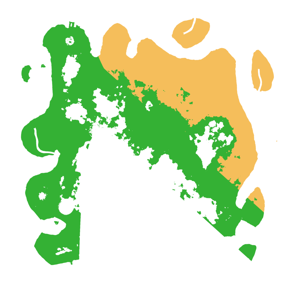 Biome Rust Map: Procedural Map, Size: 3500, Seed: 158361285