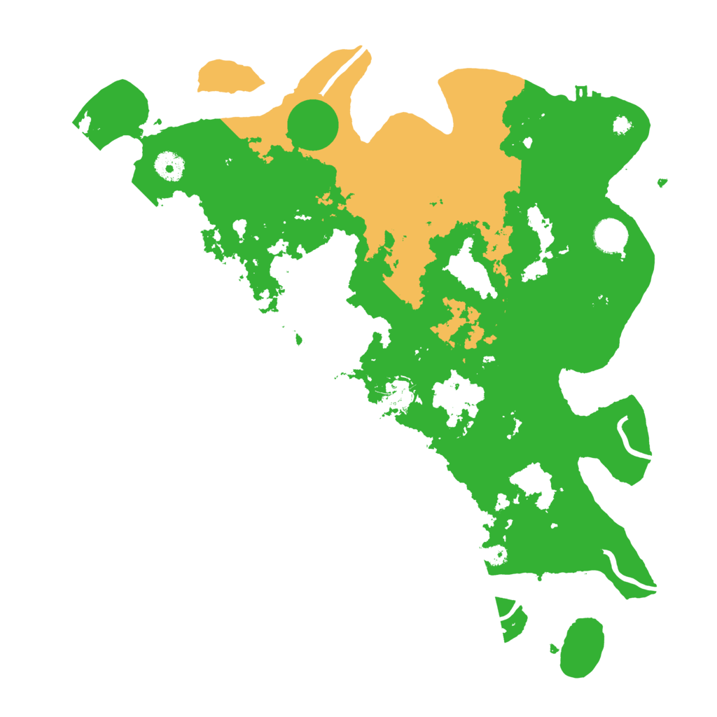 Biome Rust Map: Procedural Map, Size: 3700, Seed: 8899