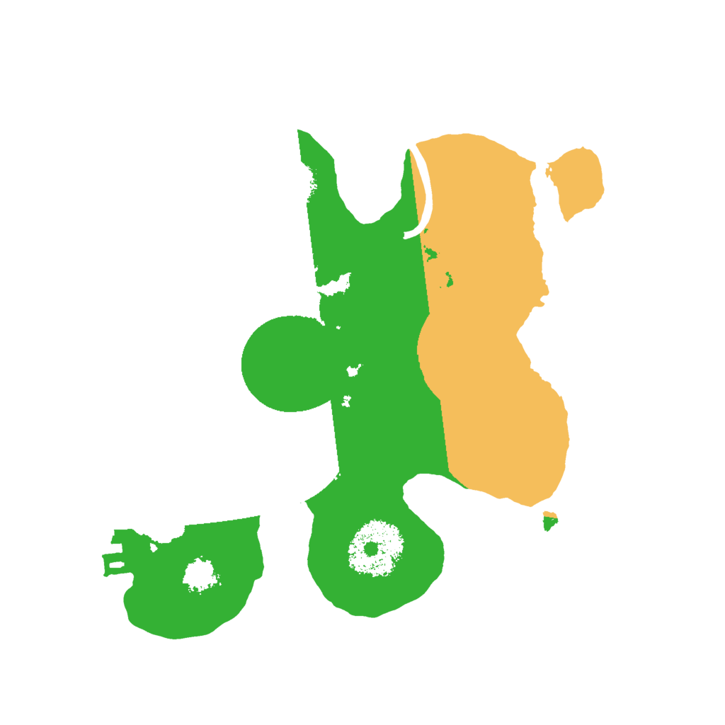 Biome Rust Map: Procedural Map, Size: 2000, Seed: 2022