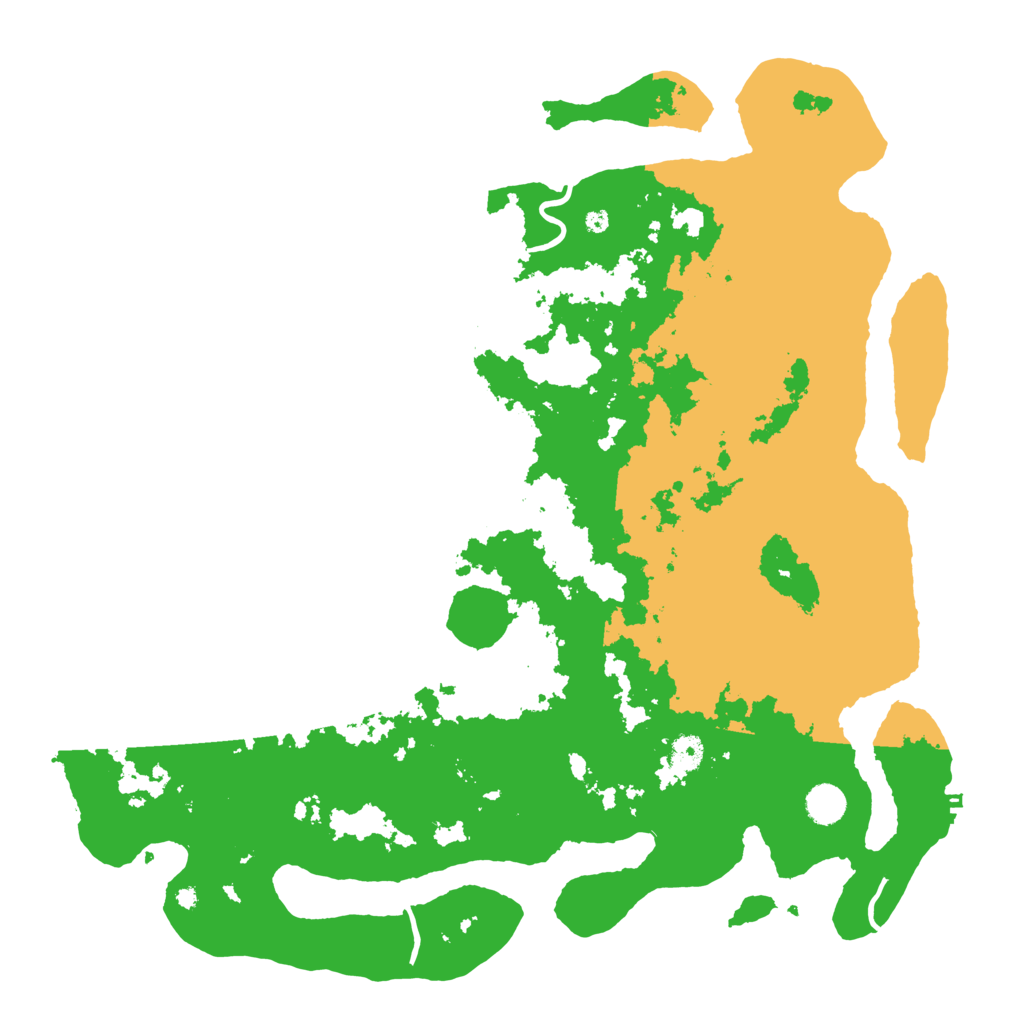 Biome Rust Map: Procedural Map, Size: 4500, Seed: 65140185