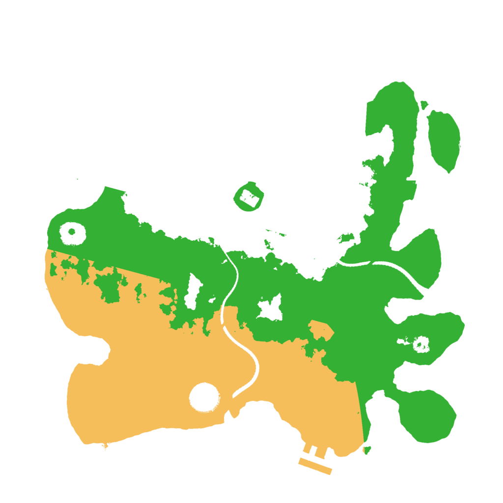 Biome Rust Map: Procedural Map, Size: 3000, Seed: 168761130