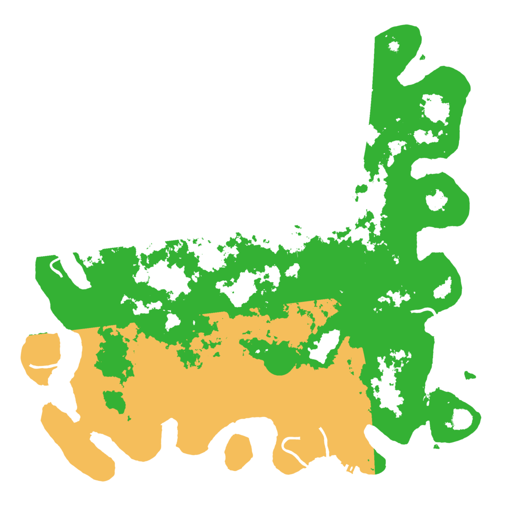 Biome Rust Map: Procedural Map, Size: 4500, Seed: 1399249915