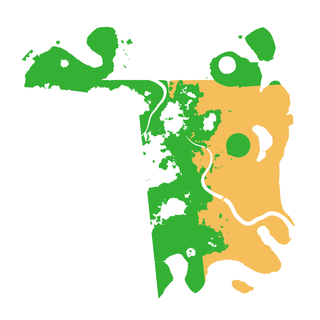 Biome Rust Map: Procedural Map, Size: 3500, Seed: 1551768694