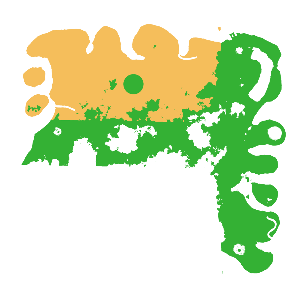 Biome Rust Map: Procedural Map, Size: 4000, Seed: 124495