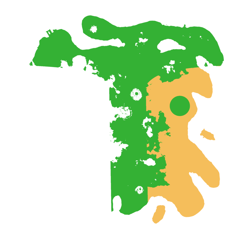 Biome Rust Map: Procedural Map, Size: 3200, Seed: 683579627