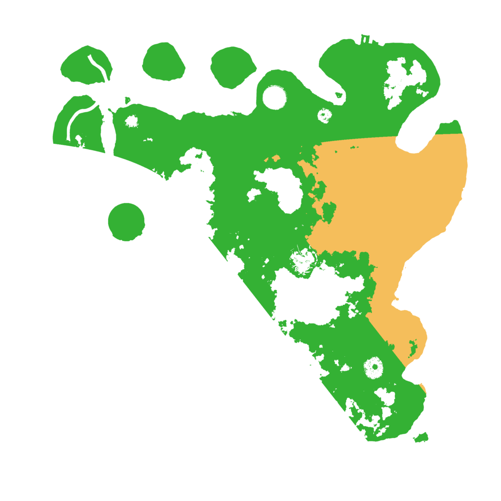 Biome Rust Map: Procedural Map, Size: 3700, Seed: 92019391