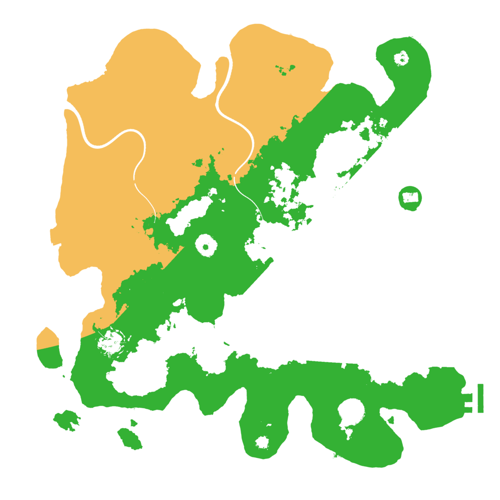 Biome Rust Map: Procedural Map, Size: 3500, Seed: 1271493294
