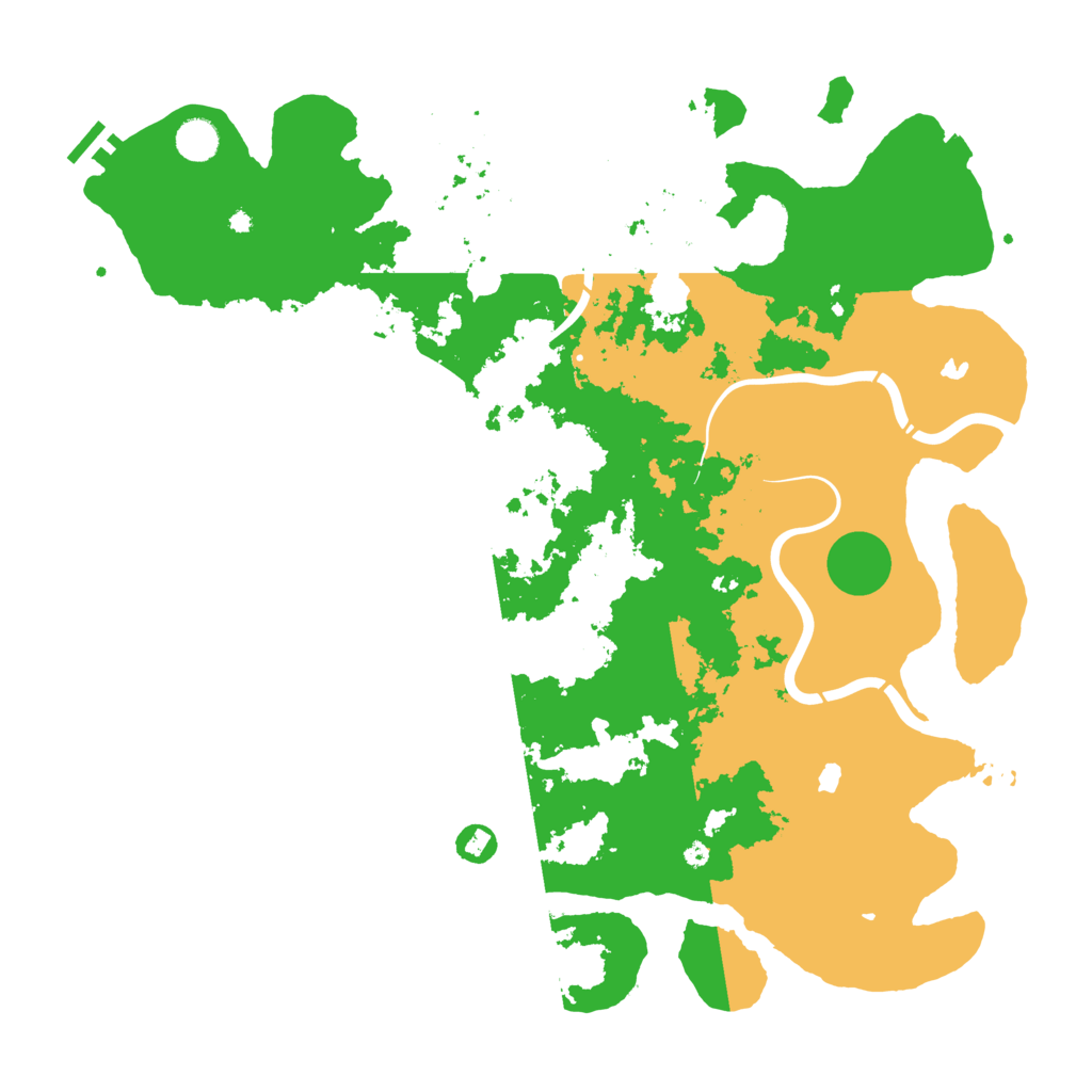 Biome Rust Map: Procedural Map, Size: 4500, Seed: 370395621