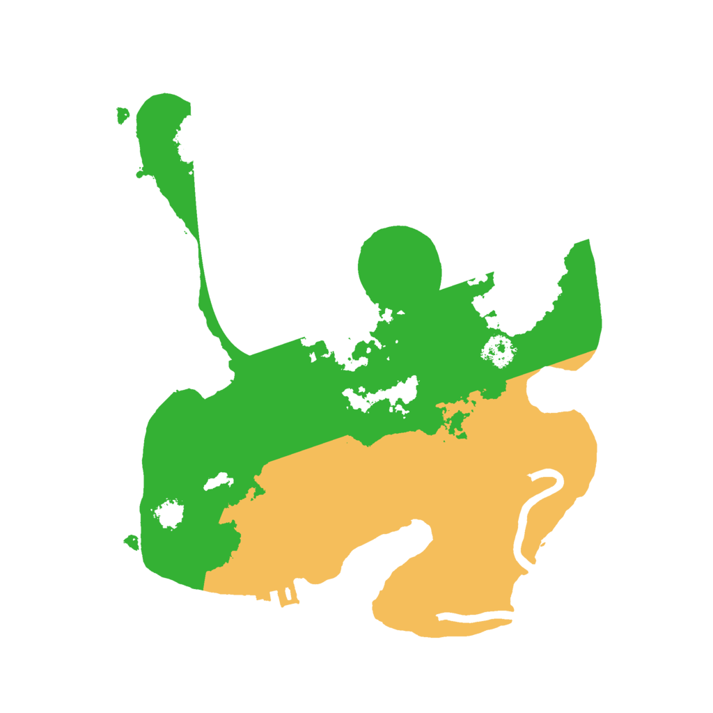 Biome Rust Map: Procedural Map, Size: 2300, Seed: 88