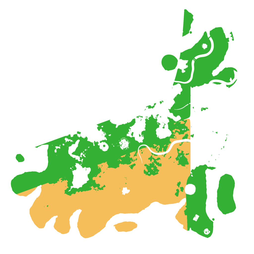 Biome Rust Map: Procedural Map, Size: 4300, Seed: 587561