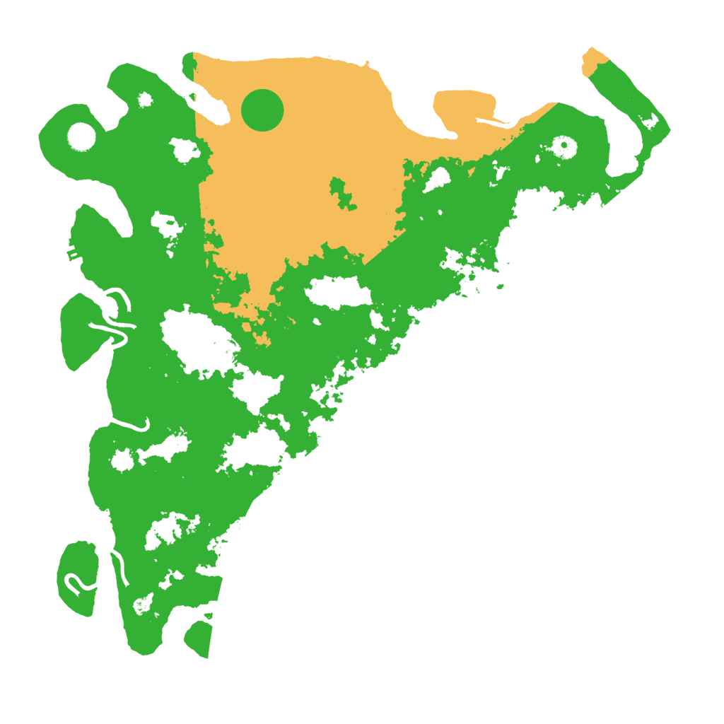 Biome Rust Map: Procedural Map, Size: 4500, Seed: 3824273