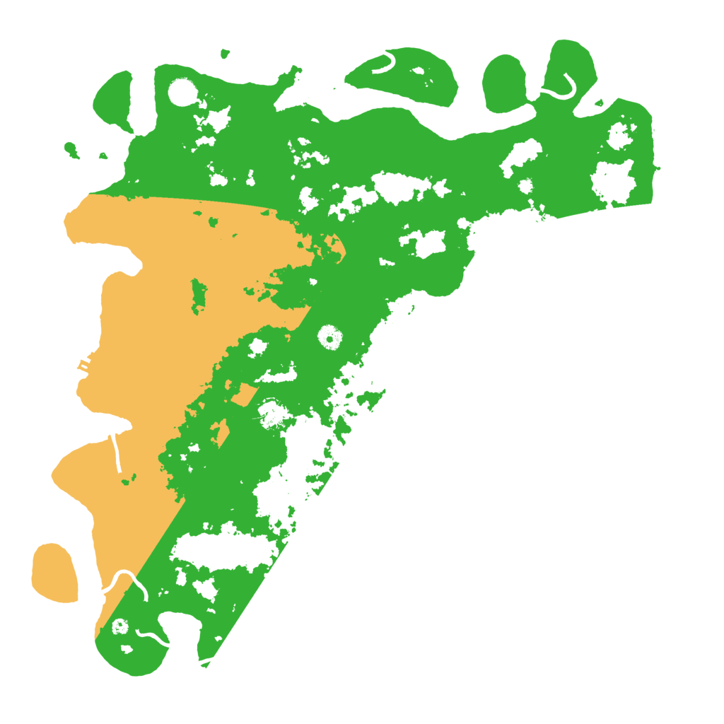 Biome Rust Map: Procedural Map, Size: 4500, Seed: 36503