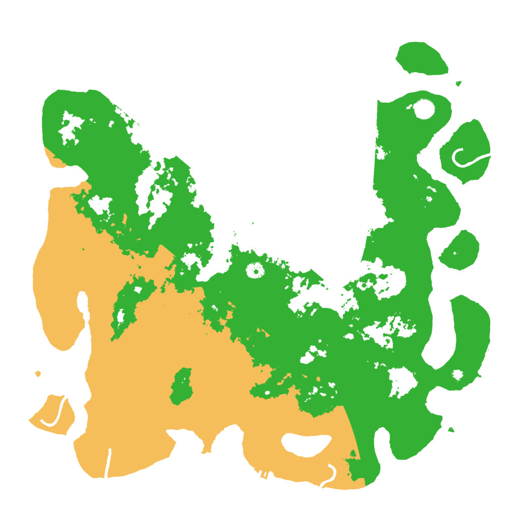 Biome Rust Map: Procedural Map, Size: 4500, Seed: 701852207