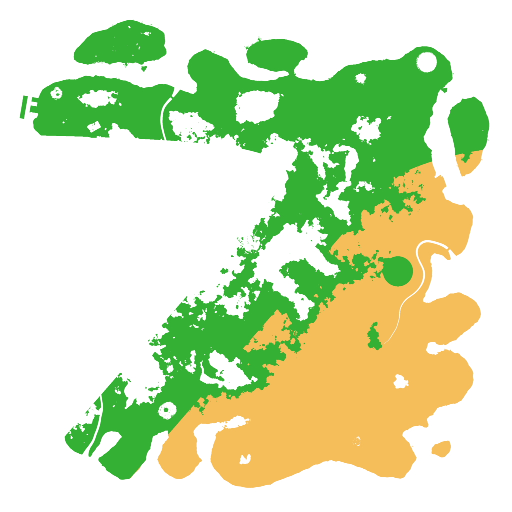 Biome Rust Map: Procedural Map, Size: 4500, Seed: 771230679