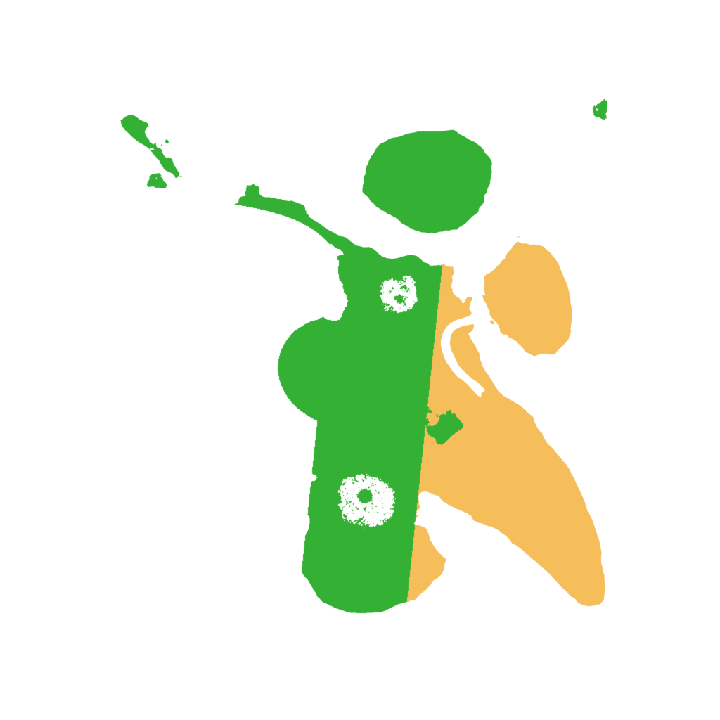 Biome Rust Map: Procedural Map, Size: 2000, Seed: 123987