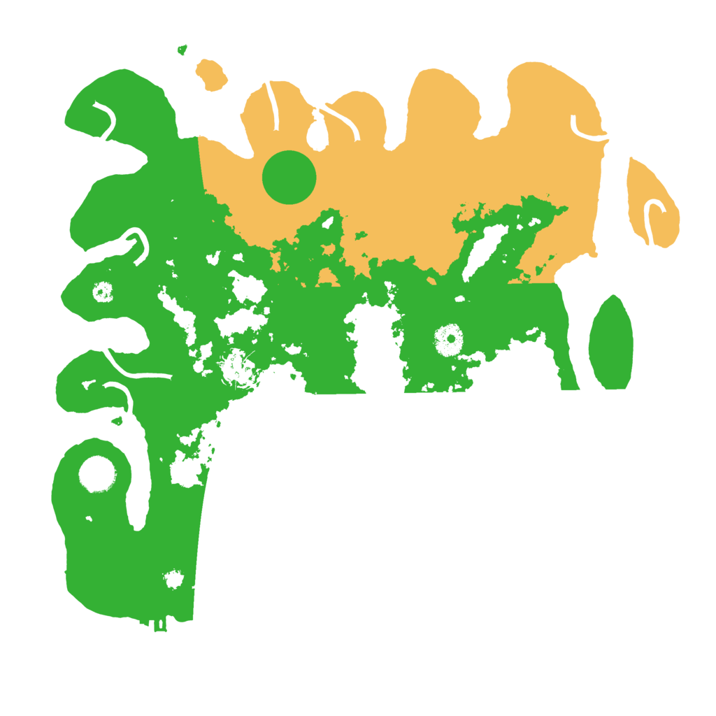 Biome Rust Map: Procedural Map, Size: 3500, Seed: 1880