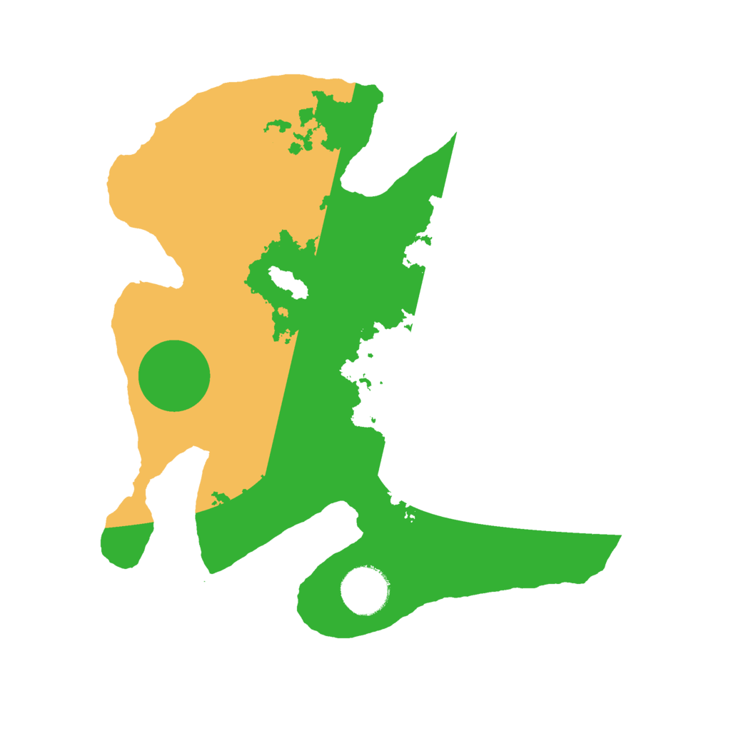 Biome Rust Map: Barren, Size: 2700, Seed: 14747477