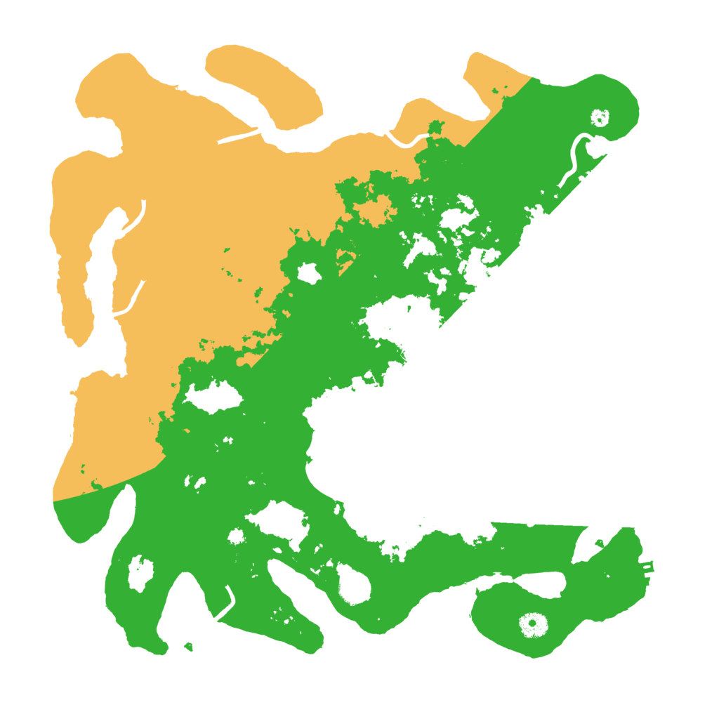 Biome Rust Map: Procedural Map, Size: 4000, Seed: 625518
