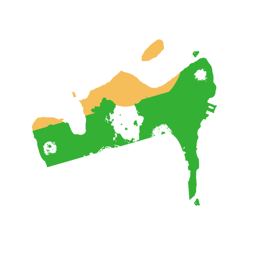 Biome Rust Map: Procedural Map, Size: 2000, Seed: 752550367